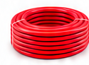 Illustration of a coil of red insulated flexible cable